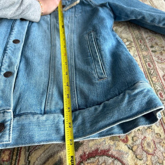Ruff Hewn vintage denim and shearling lined jacket size Medium - Picture 10 of 11